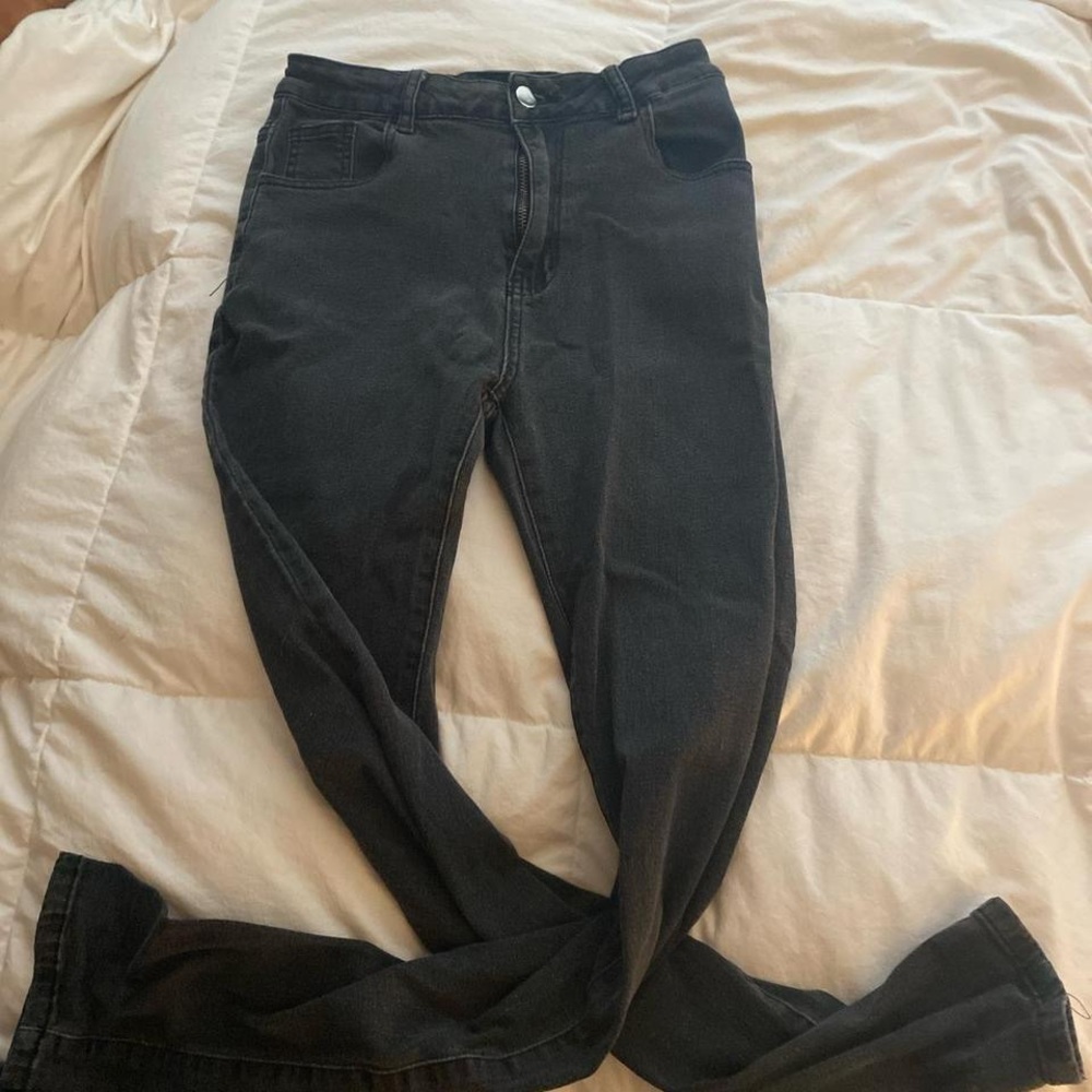 Silver Flame Jeans